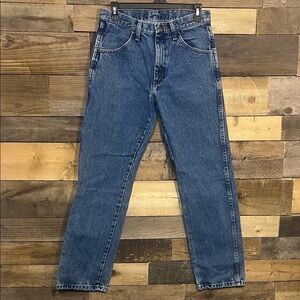 Rustler Men's Straight Blue Jeans
